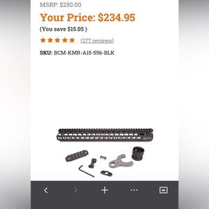 BCM KMR 15 Rail System